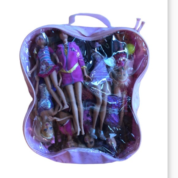 Set of 16 Barbies plus Wardrobe & Accessories - Picture 2 of 15